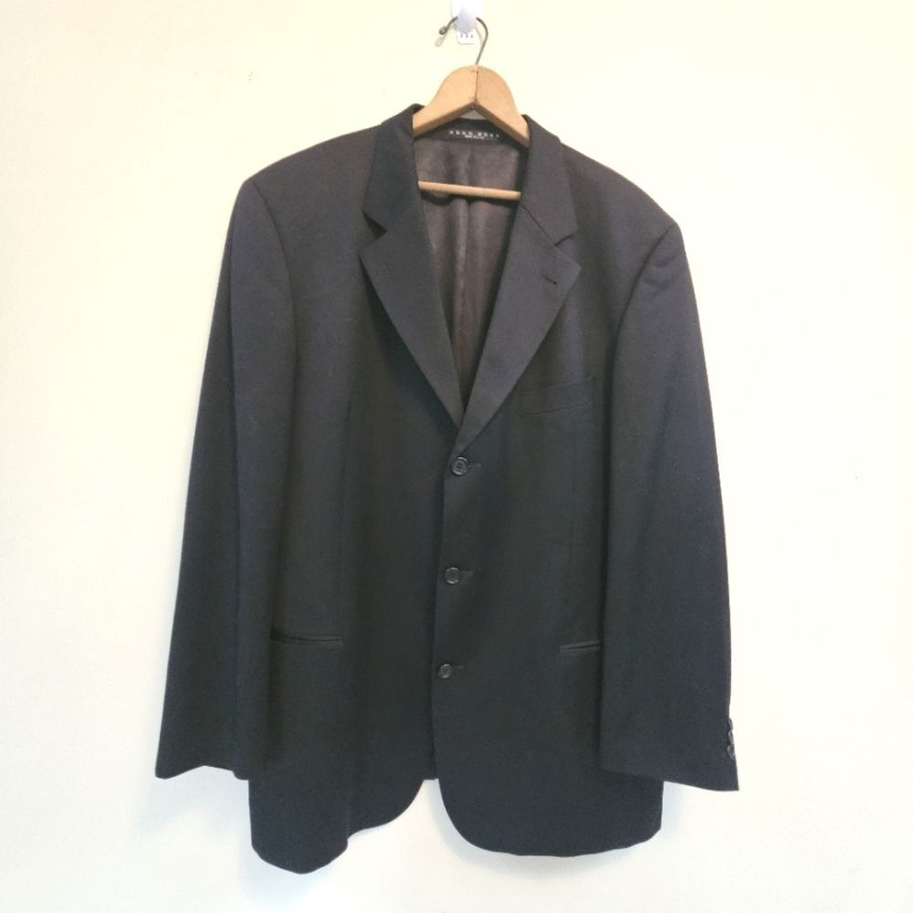 Hugo Boss Blazer Jacket Sz 46R Super 100 Einstein/Omega Loro Piana 100% Cashmere